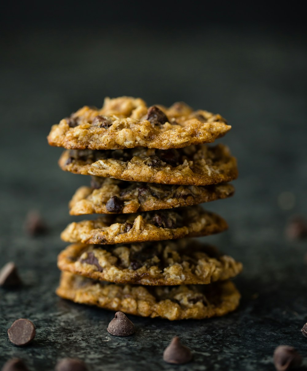 Illustrative chocolate-chip cookies, not Van Stapele’s cookie